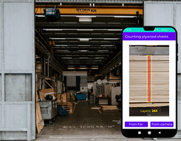 Мобильное приложение для подсчета лесотехнических материалов с помощью визуального распознавания
